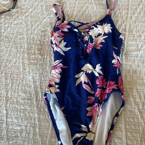 Nautica floral bathing suit